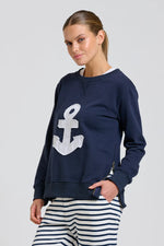 Nautical Sweatshirt | Navy
