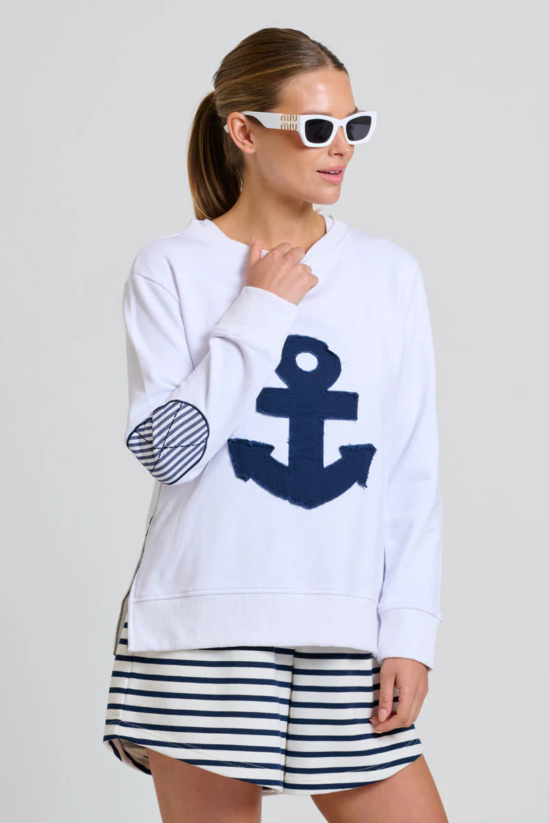 Nautical Sweatshirt | White