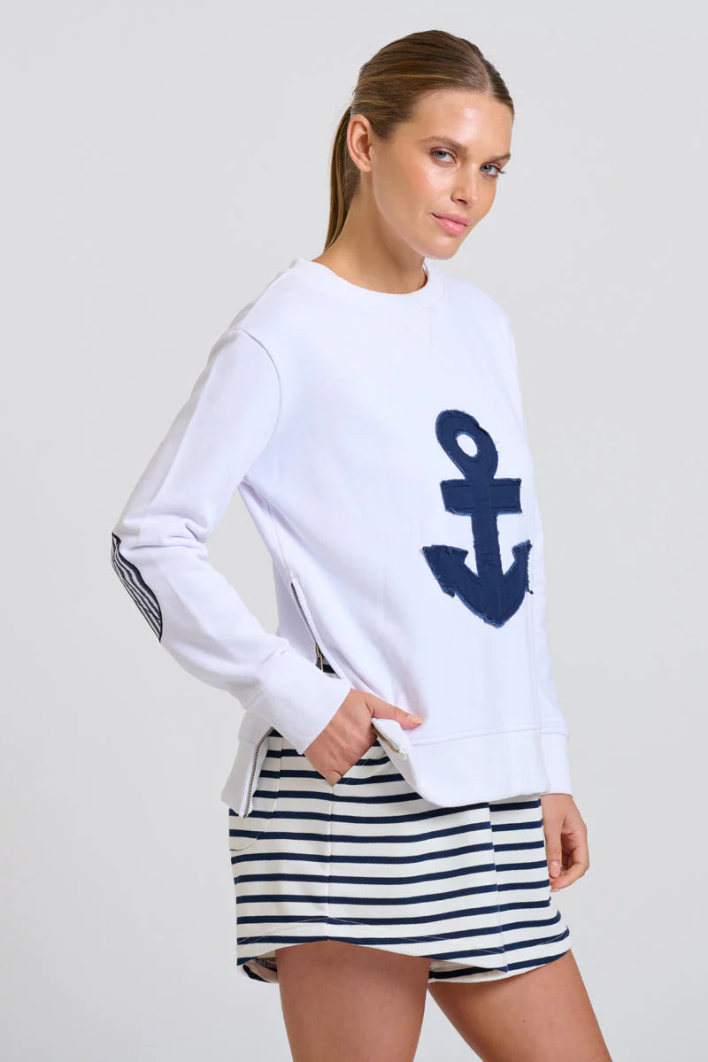 Nautical Sweatshirt | White
