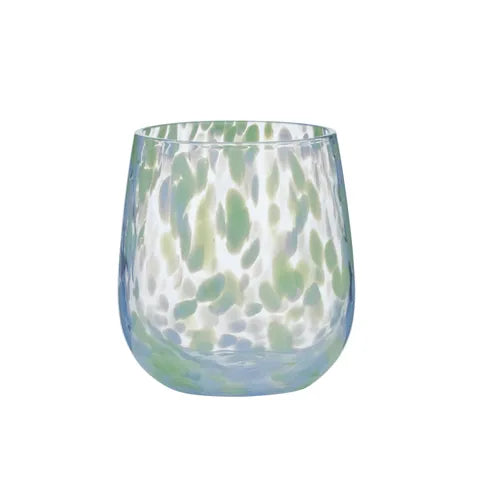Freckle Glass Tumbler | Green