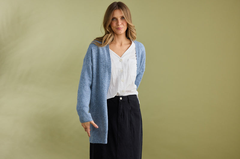 On Deck Cardi | Denim