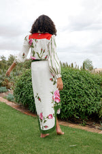 Rafferty Skirt | Ruby Antique Rose