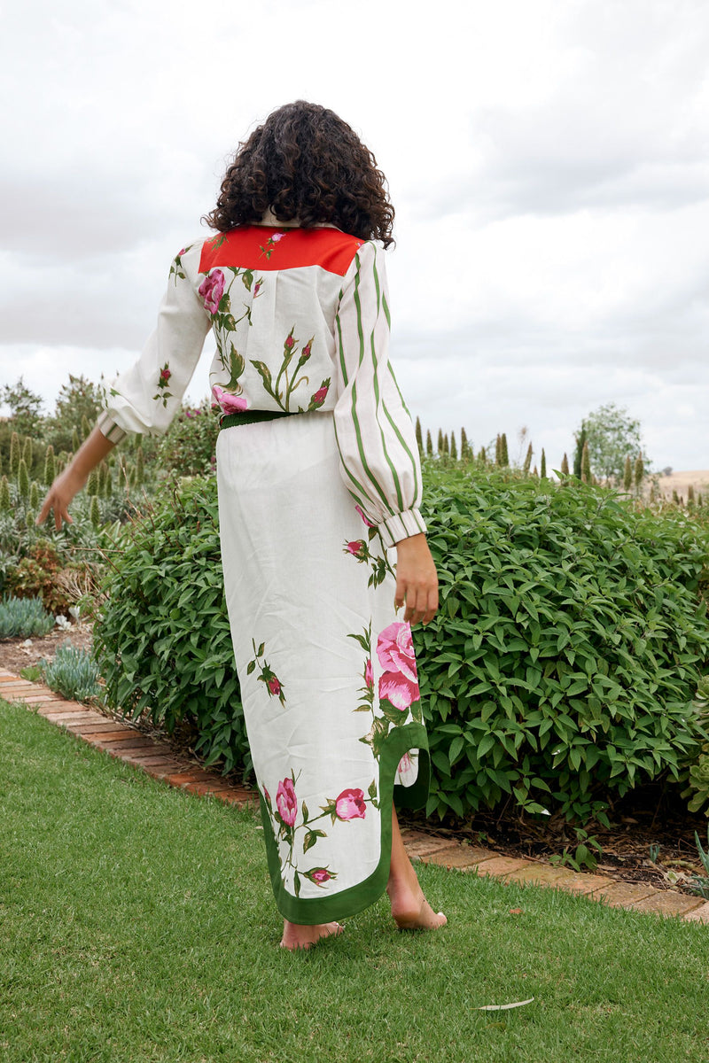 Rafferty Skirt | Ruby Antique Rose