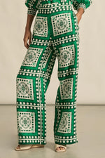 Gesture Pant | Parrot Scarf