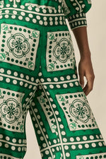 Gesture Pant | Parrot Scarf