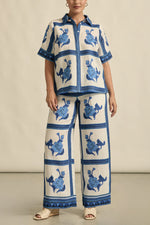 Gesture Pant | Azure Collage