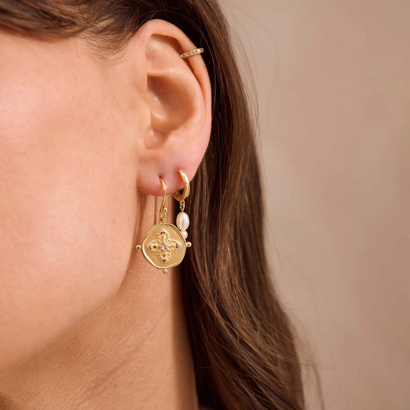 Sahara Small Earrings | Gold