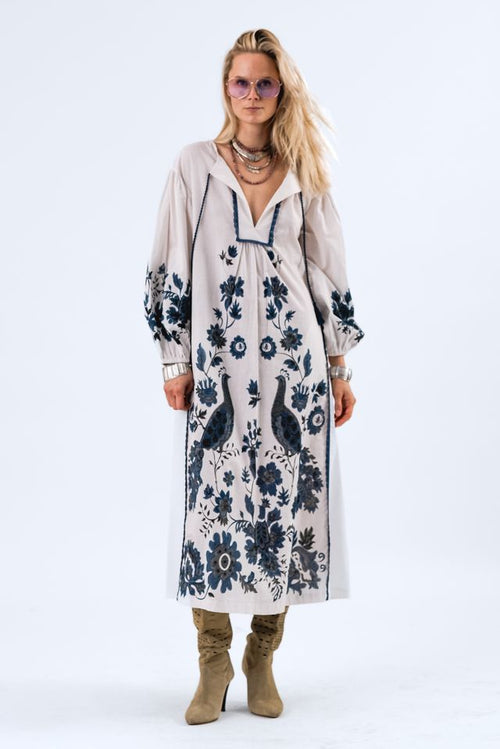 Silo Maxi Dress | Creme