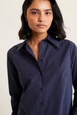 Primrose Shirt Pima | Navy