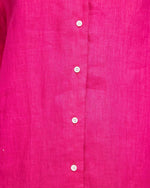 Hettie Shirt Dress | Fuschia