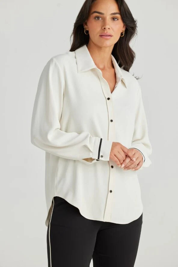 Hunter Cuff Shirt | Cream