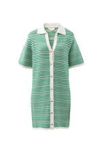 Nala stripe dress | Kelly green