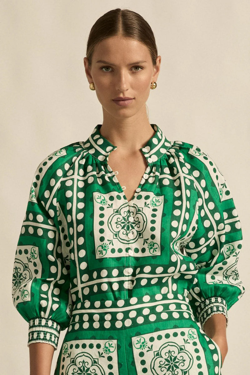 Inspire Top | Parrot Scarf