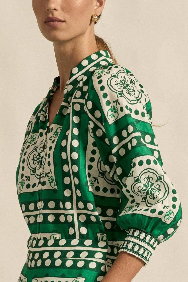Inspire Top | Parrot Scarf