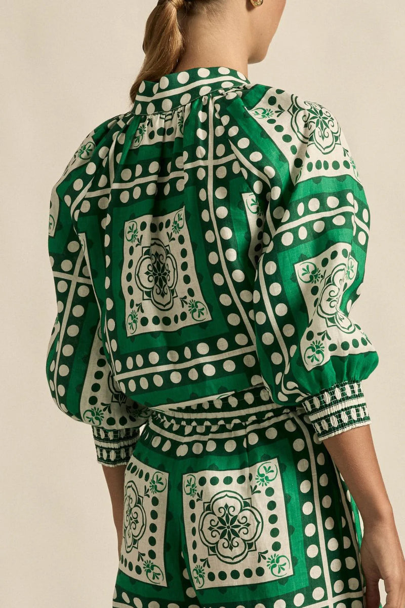 Inspire Top | Parrot Scarf