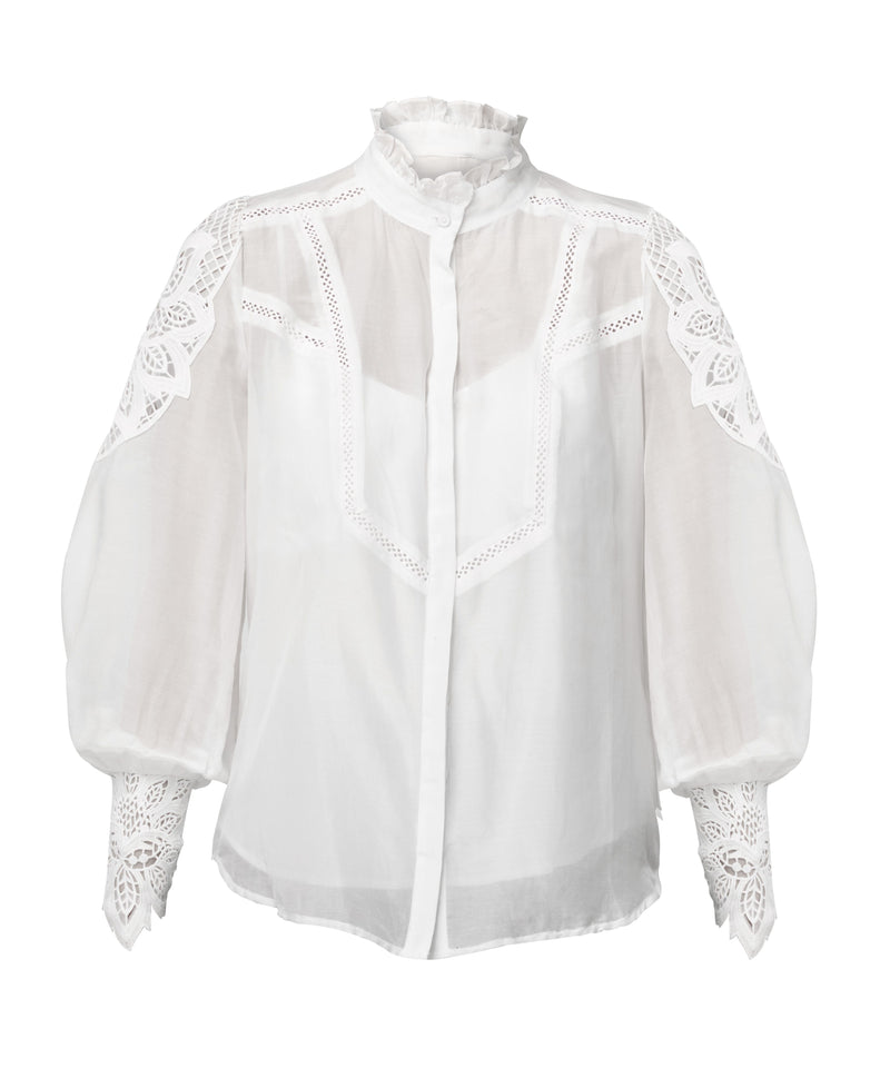 Sevilla Cotton Silk Shirt | Blanca