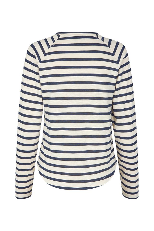 Liva Tee | Blue/WHite