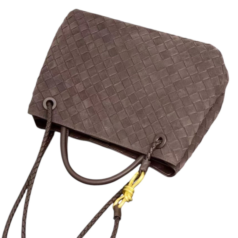 Woven Nubuck Suede leather bag | Small