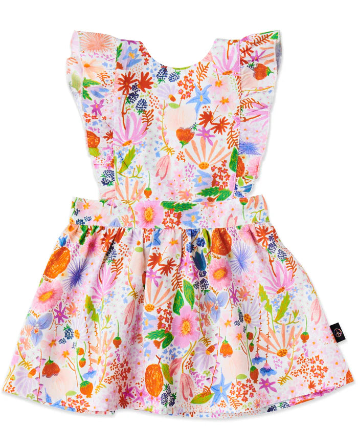 Meandering Meadows Organic cotton frill dress