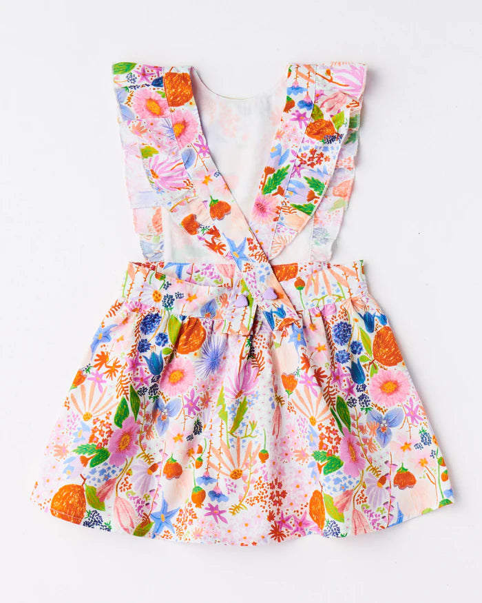 Meandering Meadows Organic cotton frill dress