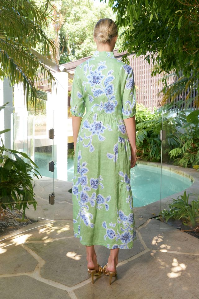 Tilda Sundance Ankle Dress | Green