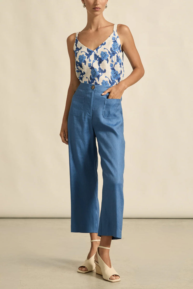 Memo Top | Azure Bouquet
