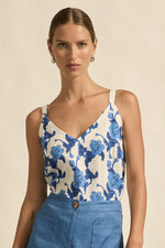 Memo Top | Azure Bouquet