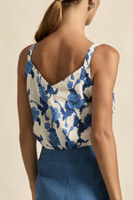 Memo Top | Azure Bouquet