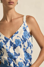 Memo Top | Azure Bouquet