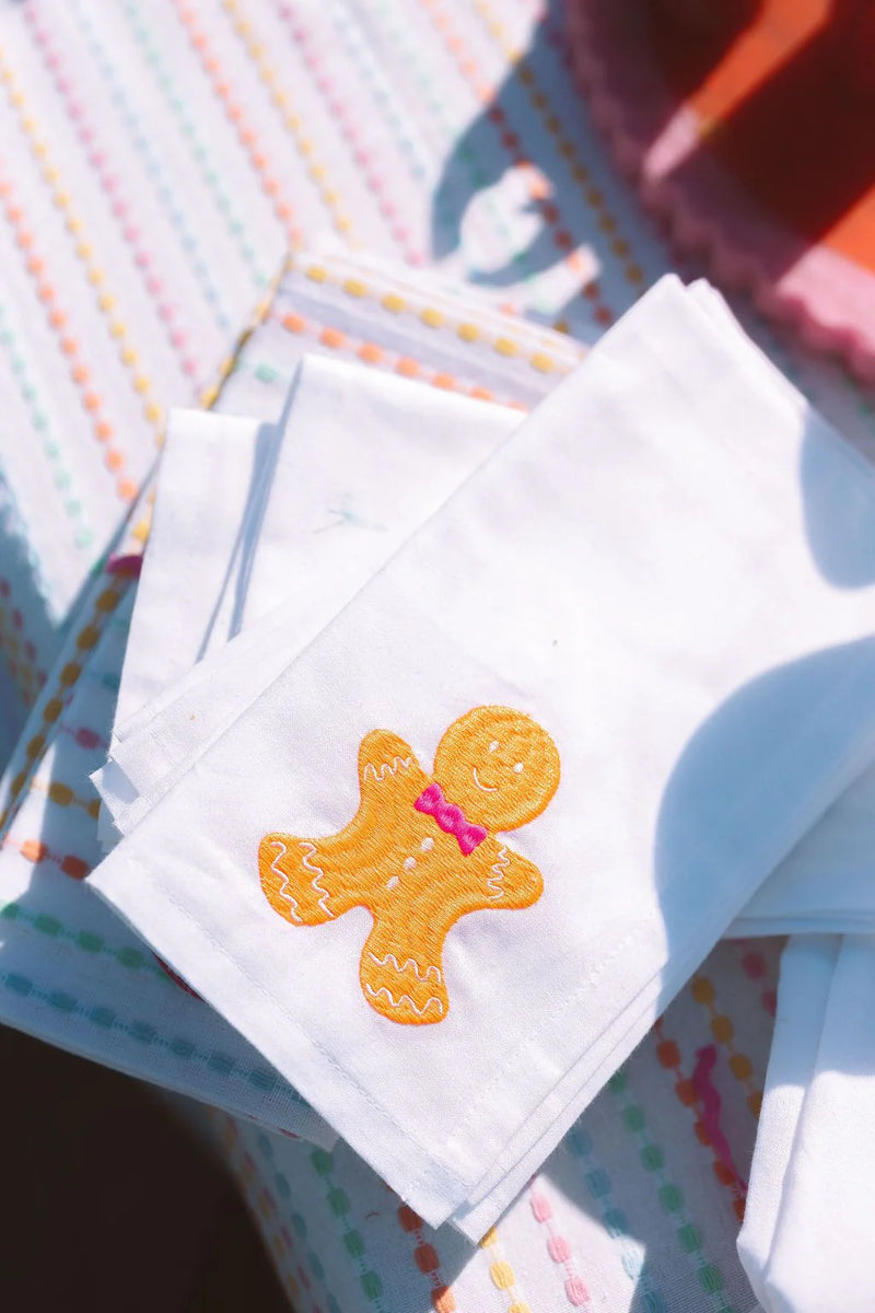 Christmas Embroidered Napkins