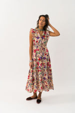 Samo Midi Dress | Flower Print