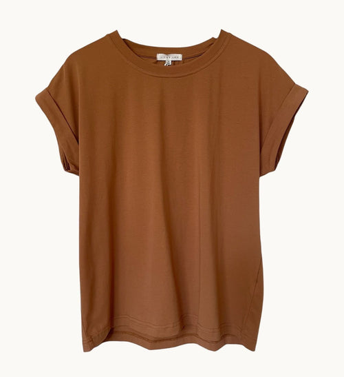 Rhodes Tee | Caramel