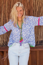 Lila Print Top | Lilac