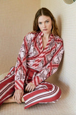 Chloe Dahlia Blouse | Red