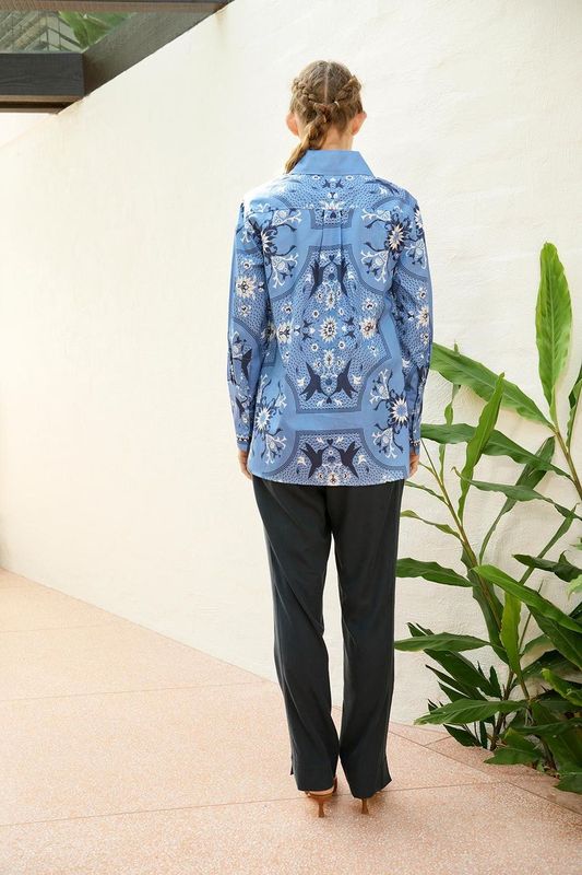 River Bird Shirt | Blue