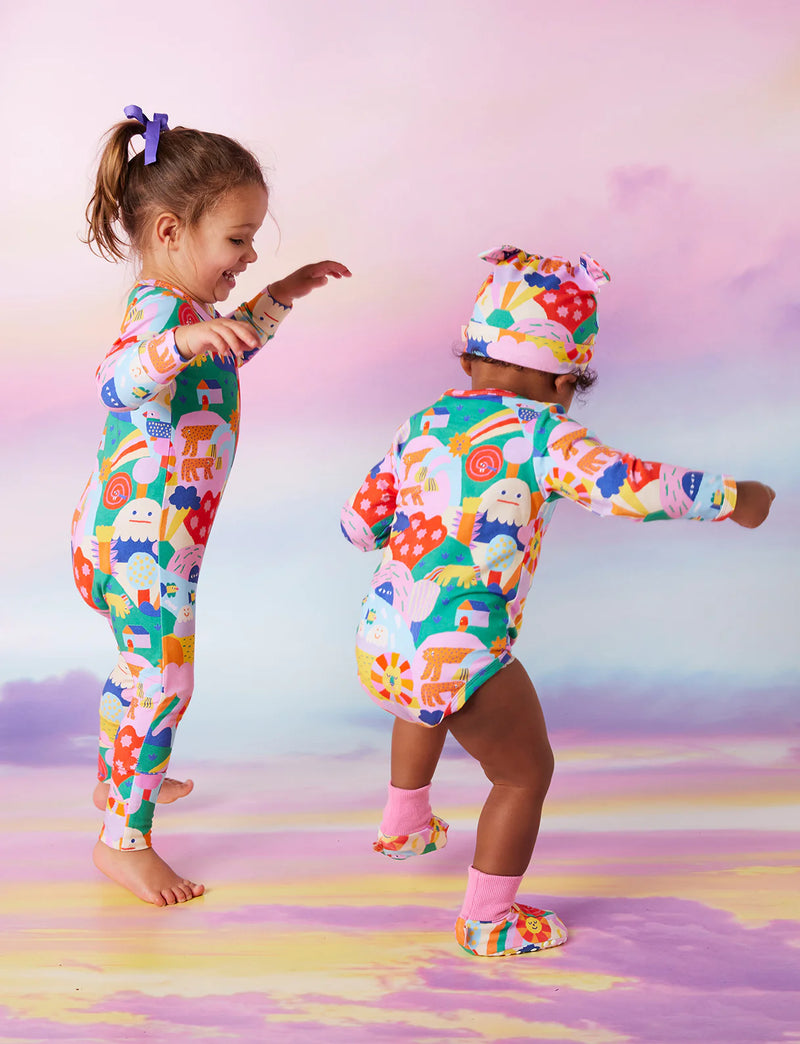 Rainbow Valley Long Sleeve Bodysuit