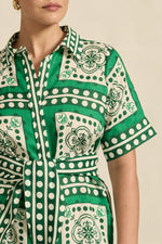 Roam Dress | Parrot Scarf