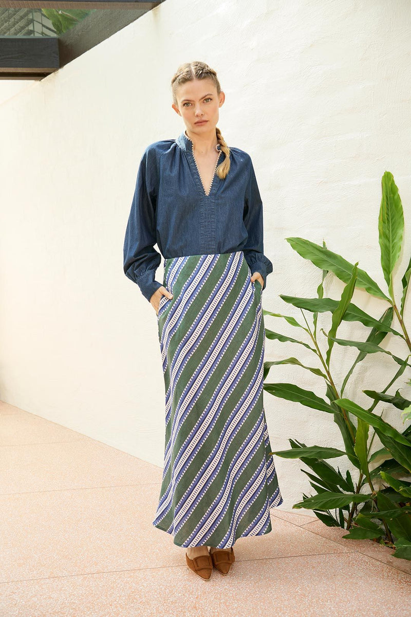 Ivy Sun Skirt | Green