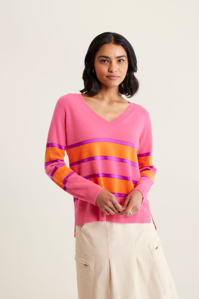 Brooklyn Sweater | Electric Pink