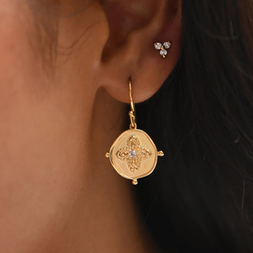Sahara Small Earrings | Gold