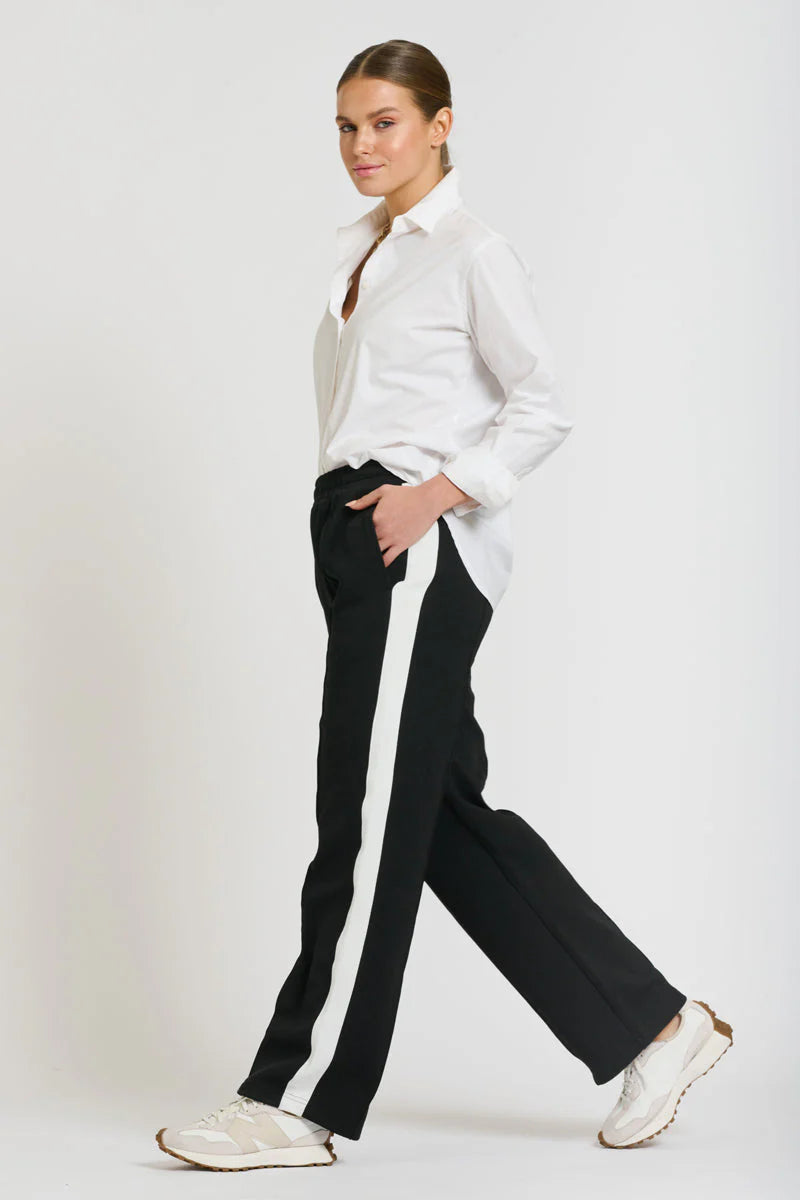 Lola Pant | Black & Ivory