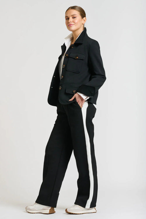 Lola Pant | Black & Ivory