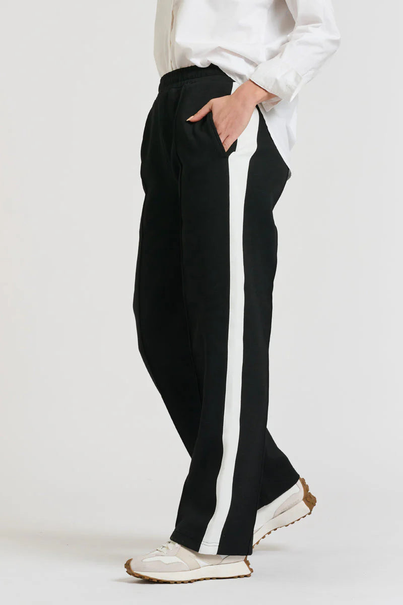 Lola Pant | Black & Ivory