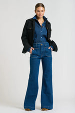 Penny Shirt Pintuck | Denim