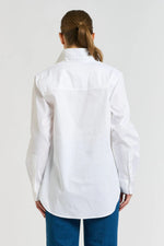 Penny Shirt Pintuck | Oxford White