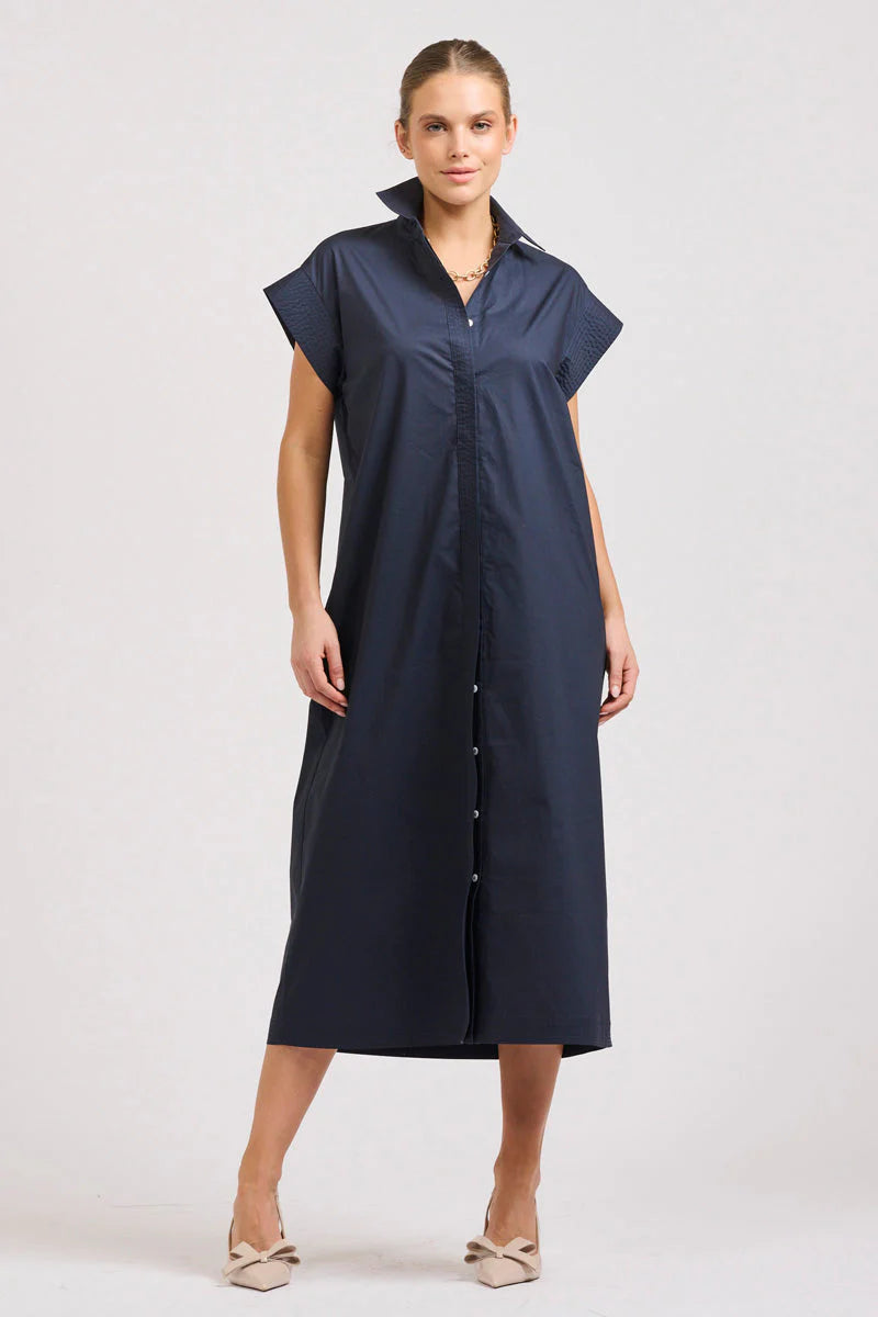 Fifi Shirt Dress | Navy