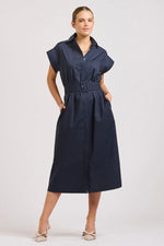 Fifi Shirt Dress | Navy