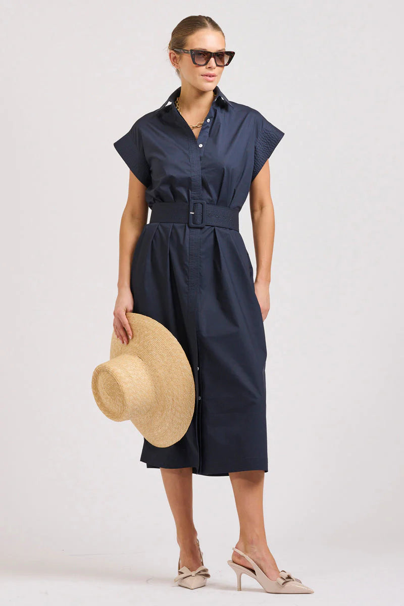 Fifi Shirt Dress | Navy