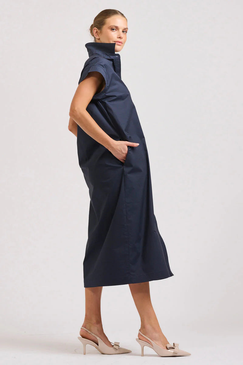 Fifi Shirt Dress | Navy