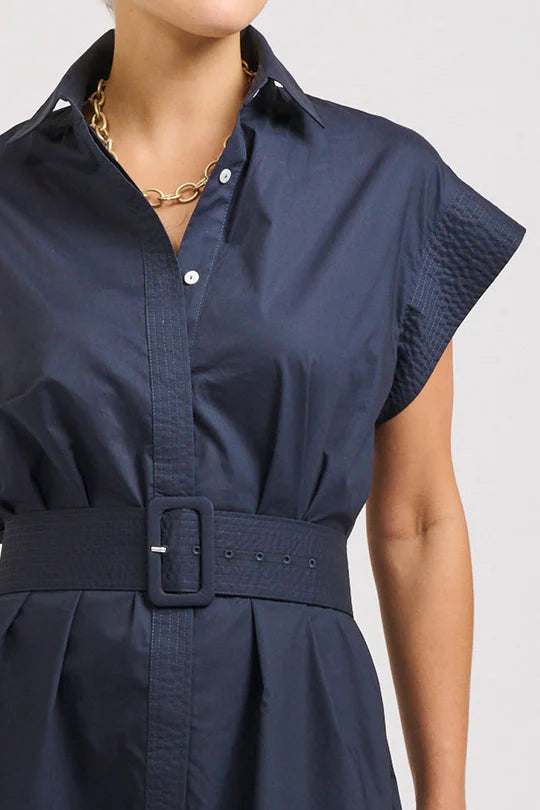 Fifi Shirt Dress | Navy